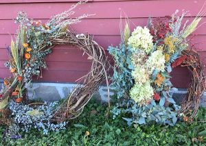 Wreathmaking Workshop at the Willows on October 7, 2023 at 1:30pm