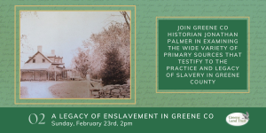 Enslavement Talk at the Willows, Feb 23, 2025: 2PM