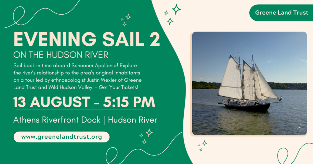 Get tickets!
https://www.eventbrite.com/e/evening-sail-2-on-the-hudson-river-with-greene-land-trust-tickets-1992599951093?aff=oddtdtcreator